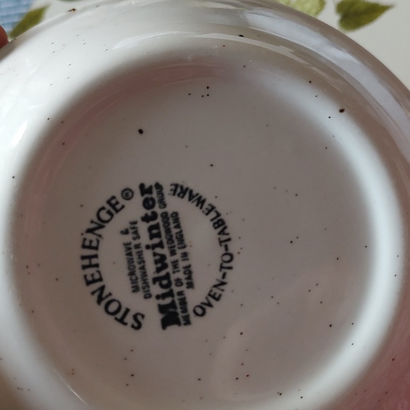 Vintage Wild Oats Stonehenge Midwinter England Stoneware Cereal Bowl Wedgwood - Picture 5 of 10